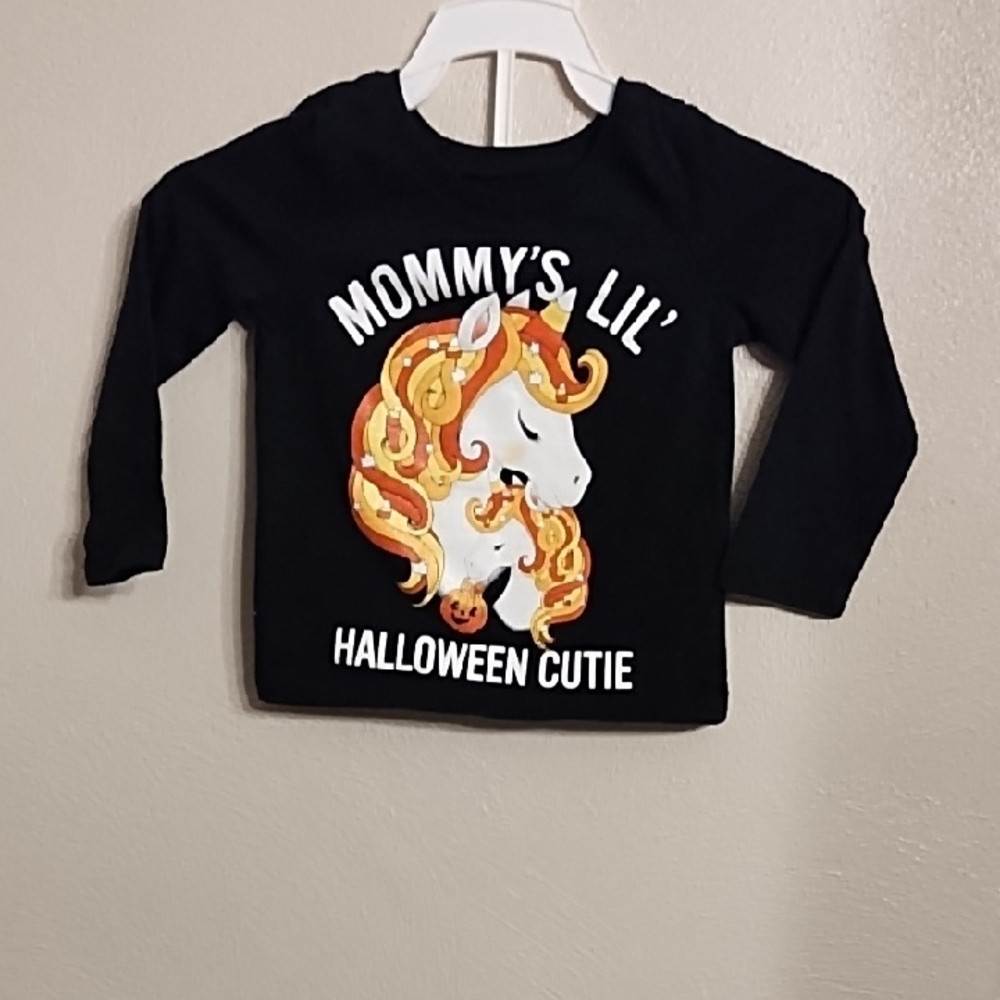 The Children's Place Black Unicorn Shirt